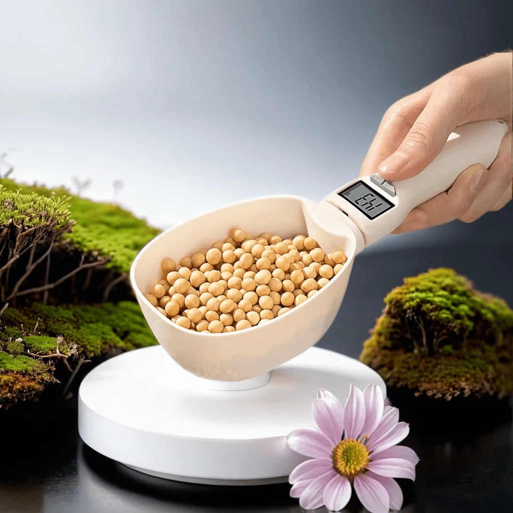 Kitchen Digital Food Measuring Spoon Scale Pet Food Measuring Spoon Scale Suitable For Cat And Dog Food Measuring Flour Spoon  ﻿