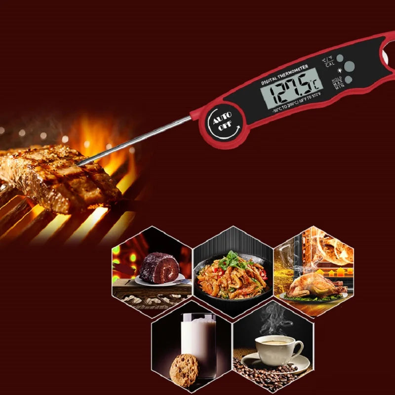 Kitchen tools Digital Food Thermometer for Cooking and Baking Kit Instant Read Meat Thermometer with Backlight Hold Function