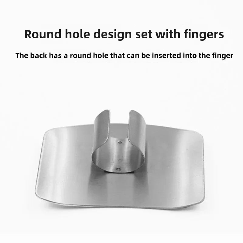 Kitchen Accessories Stainless Steel Finger Cover Finger Protection Safe Cutting Kitchen Must Have Cutting Guard Thumb Protector