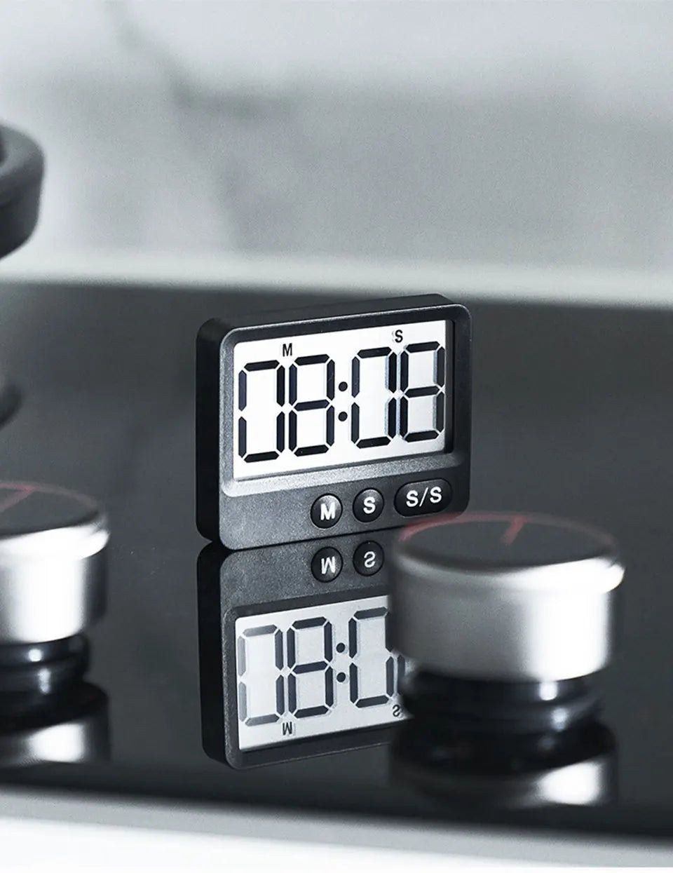 Kitchen Timer Digital Cooking Timer Magnetic Suction Countdown LCD Large Screen Digital Reminder Timer Study Countdown Timer