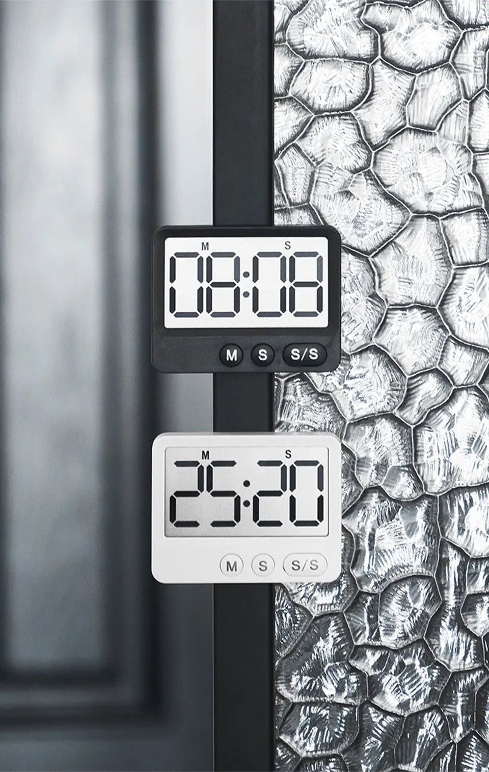 Kitchen Timer Digital Cooking Timer Magnetic Suction Countdown LCD Large Screen Digital Reminder Timer Study Countdown Timer