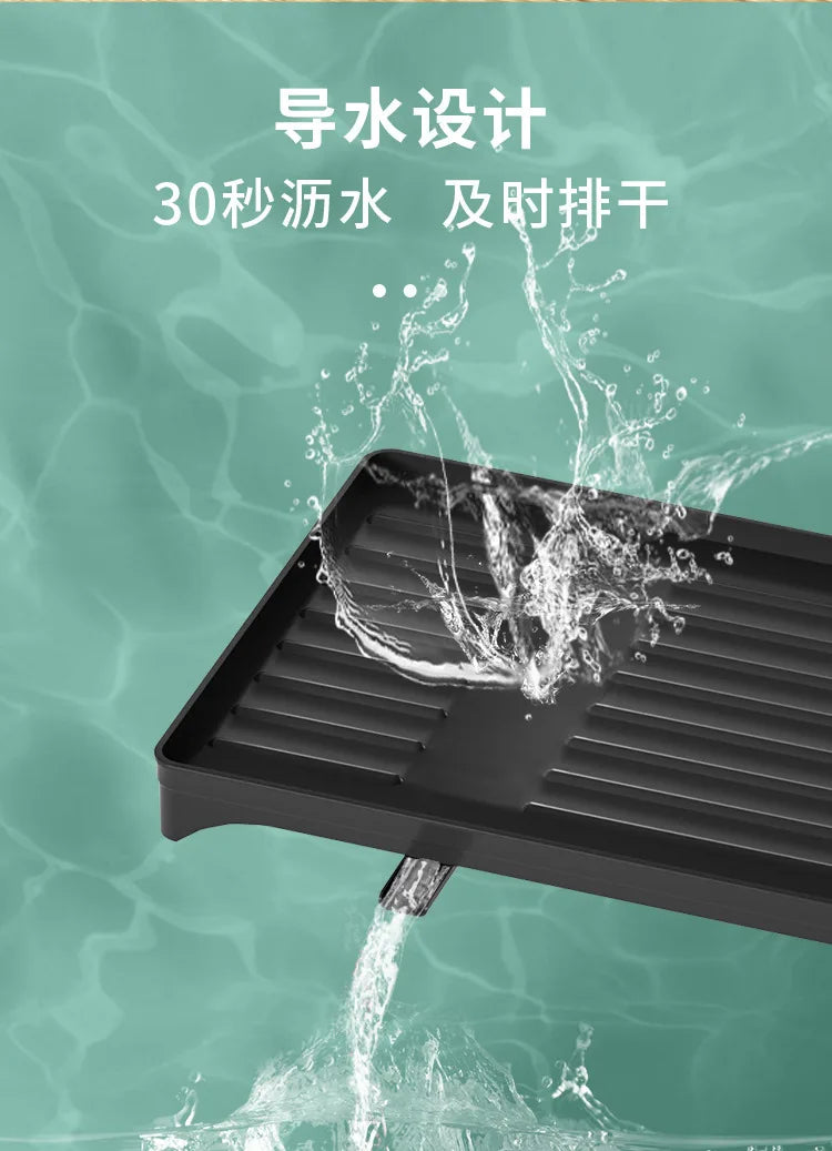 Kitchen Shelf Dishes and Dishes Storage Rack Drain Rack Household Multifunctional Bowl Rack Dish and Chopsticks Storage Rack