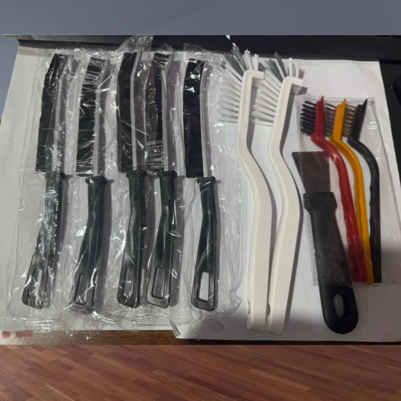 Kitchen cleaning tool set, gap cleaning brush, multifunctional small corner groove window track bathroom kitchen tool brush