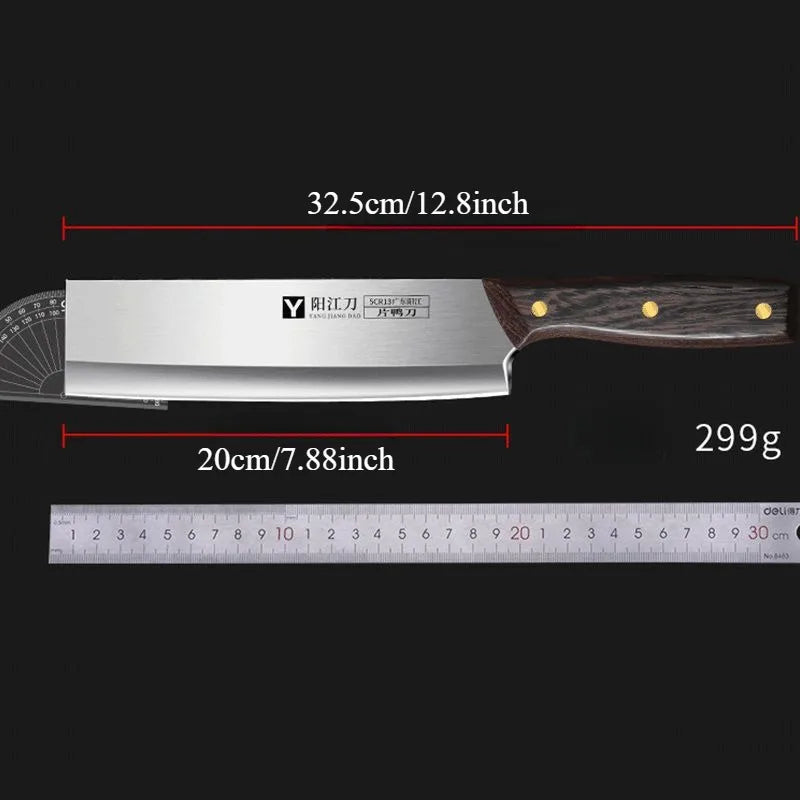 Japanese Cooking Knife, Stainless Steel Kitchen Knife, Slicing and Slicing Duck Knife, Chef's Knife, Sharp and Easy to Clean