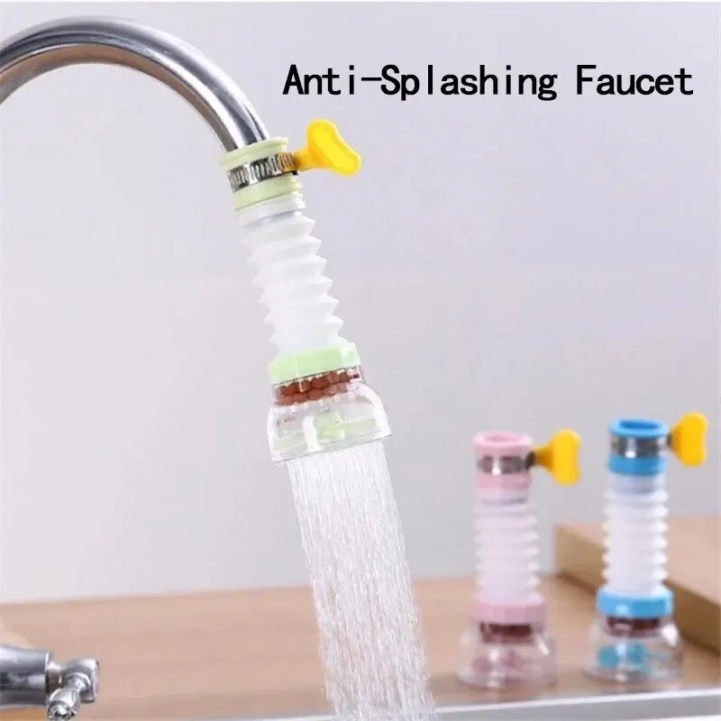 Kitchen Faucet Can Rotate Extend Anti-Splashing The Filter Home Universal Water Faucet Multifunction Wash Basin Shower Faucet