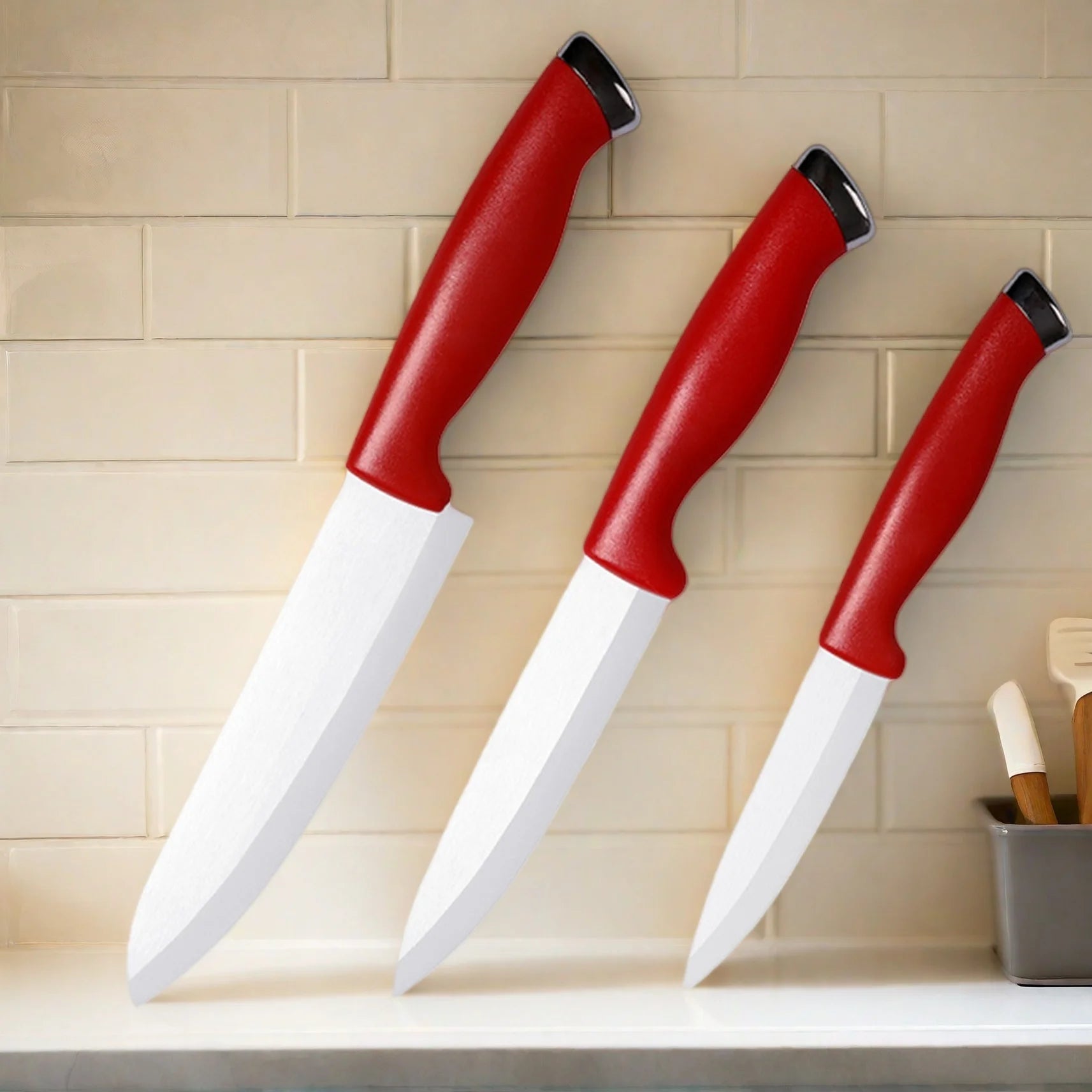 Kitchen Ceramic Knife Set Professional Chef Knife With Sheaths Super Sharp Rust Proof Stain Resistant Fish Kitchen Acceesories