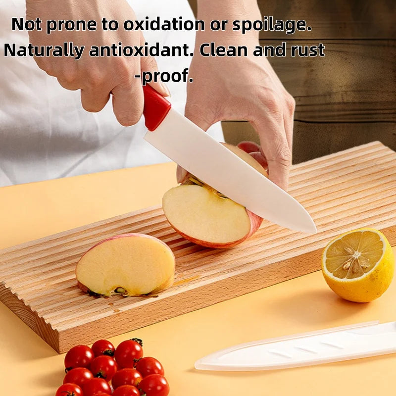 Kitchen Ceramic Knife Set Professional Chef Knife With Sheaths Super Sharp Rust Proof Stain Resistant Fish Kitchen Acceesories
