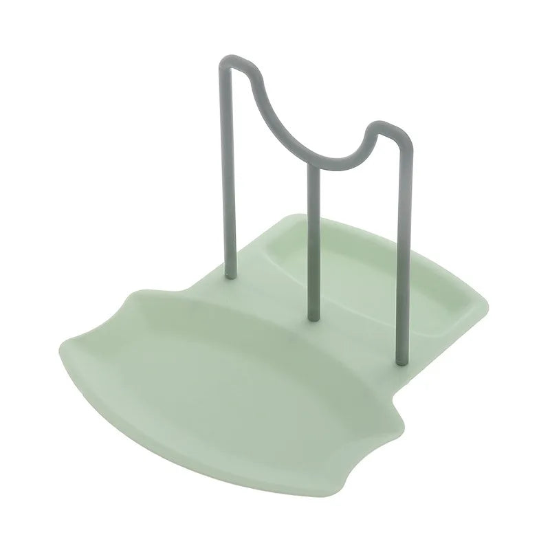 Kitchen Organizer Spatula Pot Lid Rack Shelf Plastic Spoon Rest Utensil Multi-function Dish Rack Organizer Kitchen Cooking Tools