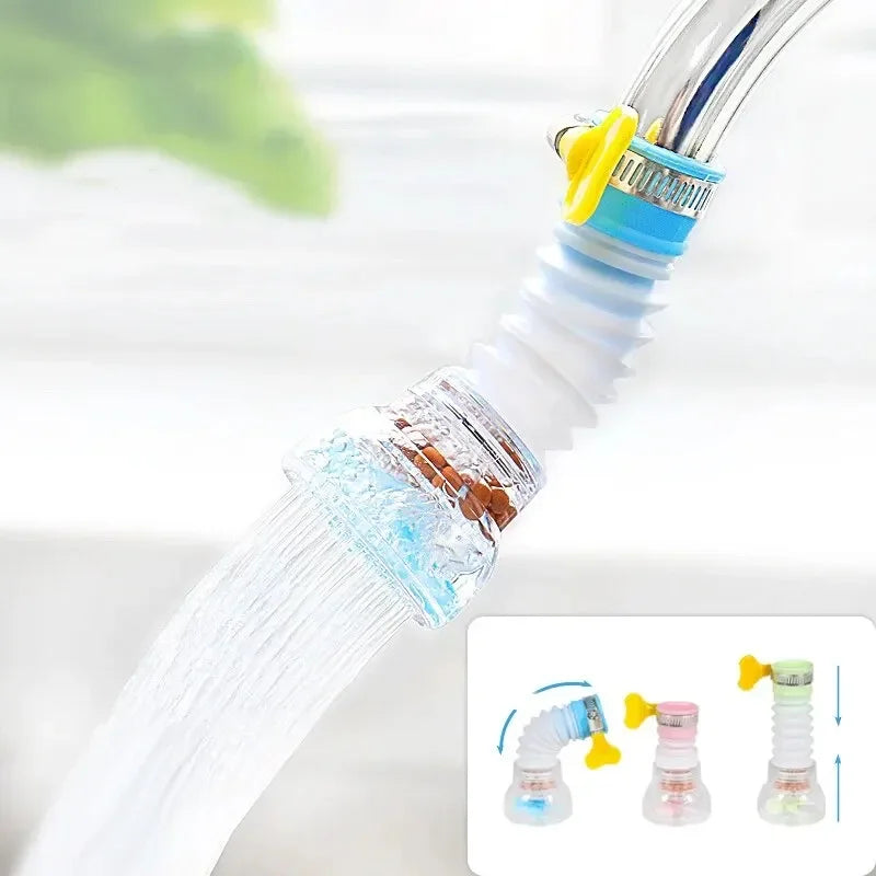 Kitchen Faucet Can Rotate Extend Anti-Splashing The Filter Home Universal Water Faucet Multifunction Wash Basin Shower Faucet