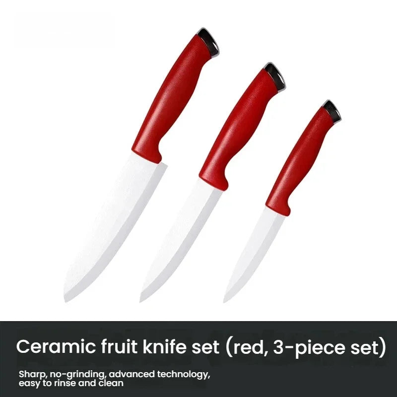 Kitchen Ceramic Knife Set Professional Chef Knife With Sheaths Super Sharp Rust Proof Stain Resistant Fish Kitchen Acceesories