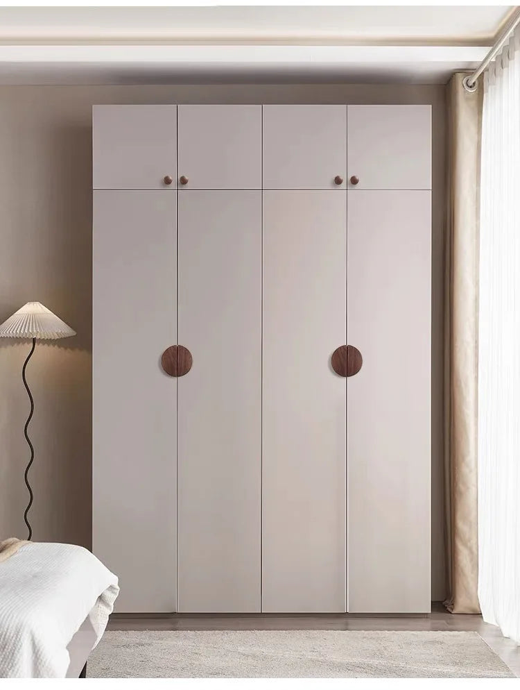 Kitchen Cabinet Door Wood Knobs Pulls Wardrobe Shoe Cupboards Drawer Semicircle Pulls Dressing Table Wooden Furniture Handles