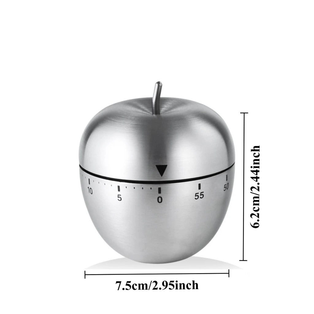 Kitchen Timers for Cooking, Chef Cooking Timer Clock with Loud Alarm,100% Mechanical Desk Timer - No Batteries Required