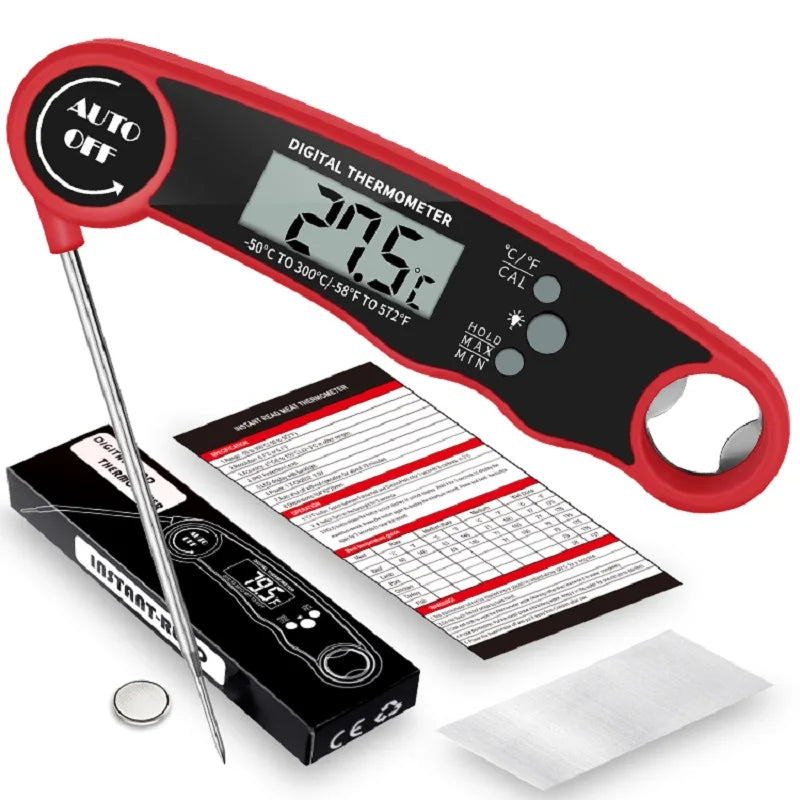 Kitchen tools Digital Food Thermometer for Cooking and Baking Kit Instant Read Meat Thermometer with Backlight Hold Function