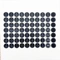 Kitchen Food Stickers Waterproof Food Spice Jar Label Seasoning Jar Sticker white black  Kitchen Canning Stickers Set