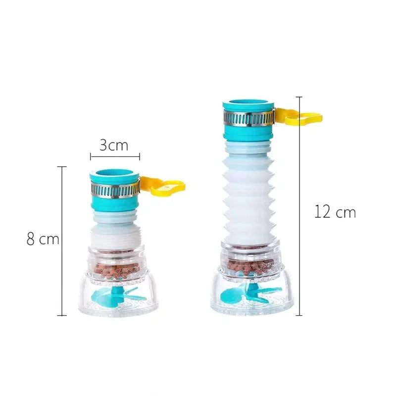 Kitchen Faucet Can Rotate Extend Anti-Splashing The Filter Home Universal Water Faucet Multifunction Wash Basin Shower Faucet
