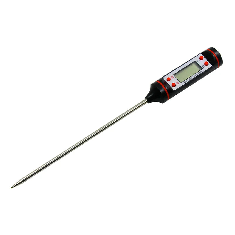 Kitchen Meat Thermometer Probe Type Digital Food Thermometer Cooking 300℃ Electronic Temperature Heat Gauge For Meat BBQ Milk