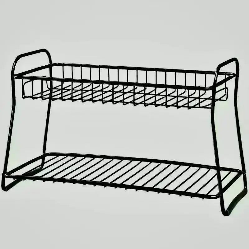 Kitchen Countertop Storage Rack Spice Shelf Versatile Stainless Steel Storage Basket for Bathroom Toiletries Cup Organizer Racks