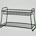 Kitchen Countertop Storage Rack Spice Shelf Versatile Stainless Steel Storage Basket for Bathroom Toiletries Cup Organizer Racks