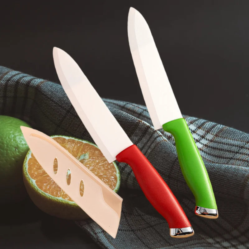Kitchen Ceramic Knife Set Professional Chef Knife With Sheaths Super Sharp Rust Proof Stain Resistant Fish Kitchen Acceesories