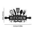 Kitchen Metal Sign, Farmhouse Kitchen Pictures Wall Decor Rustic Country Wall Art for Mardi Gras Easter Home Dining Room Decor