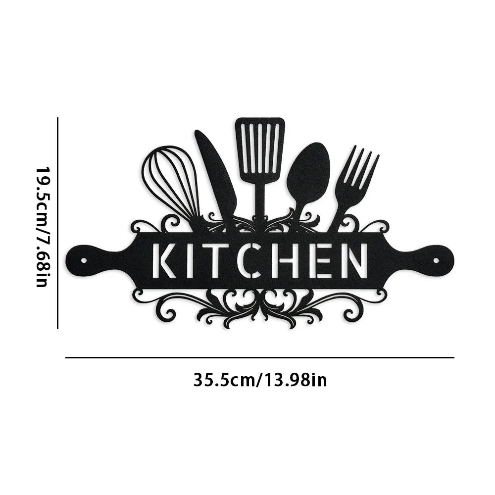 Kitchen Metal Sign, Farmhouse Kitchen Pictures Wall Decor Rustic Country Wall Art for Mardi Gras Easter Home Dining Room Decor