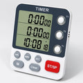 Kitchen Timer Digital Kitchen Timers Cooking Timer 3 Channels Count UP＆ Down Timer for w/ Loud Alarm Classroom Bathroom