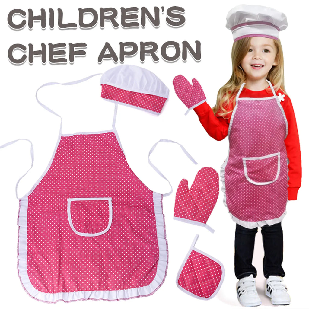 Chef Suit Children's Role Play Kitchen Baking Apron Toy