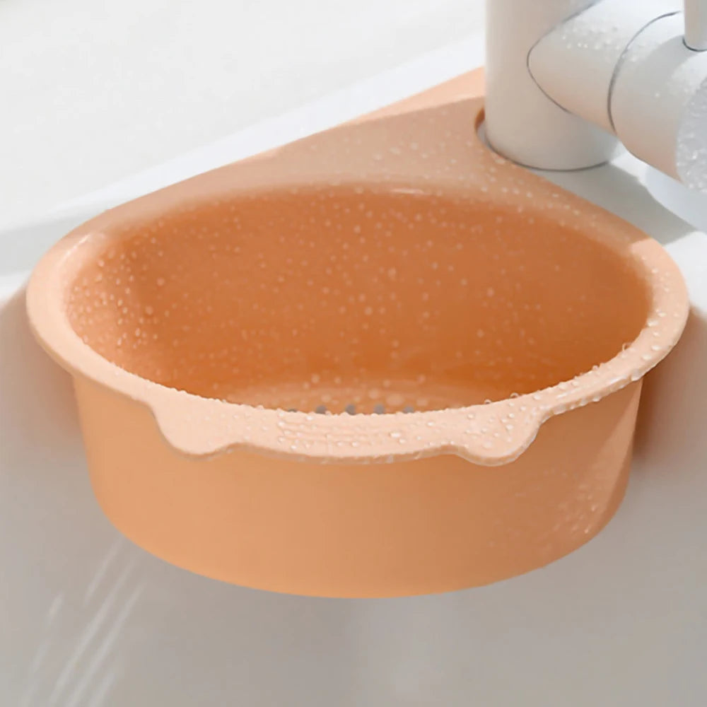 Kitchen Sink Drain Basket Multifunctional Cat Shape Faucet Filter Basket Shelf For Fruit And Vegetable Organizer Kitchen Gadgets