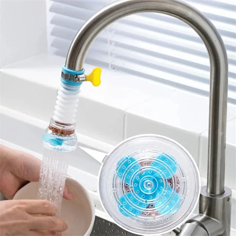 Kitchen Faucet Can Rotate Extend Anti-Splashing The Filter Home Universal Water Faucet Multifunction Wash Basin Shower Faucet
