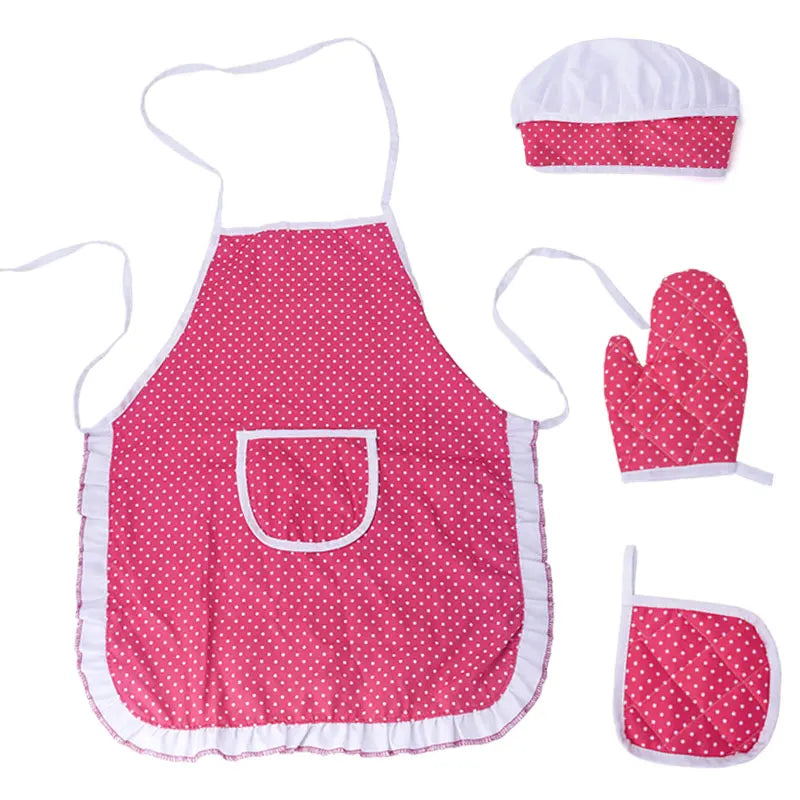 Chef Suit Children's Role Play Kitchen Baking Apron Toy