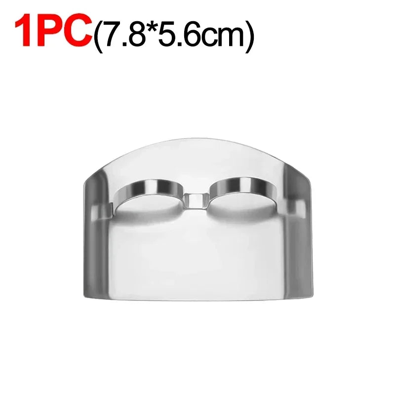 Kitchen Accessories Stainless Steel Finger Cover Finger Protection Safe Cutting Kitchen Must Have Cutting Guard Thumb Protector