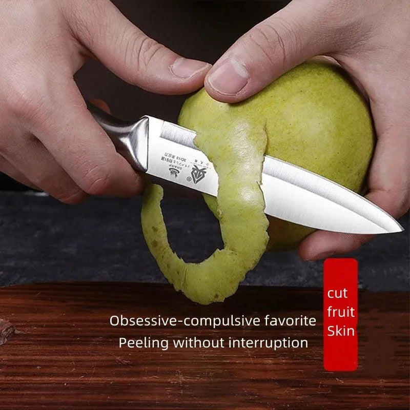 Kitchen knife stainless steel fruit knife, convenient for home use, office pocket knife, dormitory student specific kitchen tool