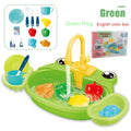 Toy Kitchen Set for Toddlers with Electric Circulating Water, Dishwasher Sink, Imaginative Pretend Play for Kids Boys Girls Ages
