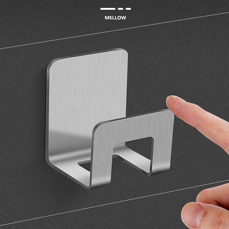 Kitchen Sink Sponge Holder Self Adhesive Drain Drying Rack Wall Hooks Sponge Stand Storage Organizer For Kitchen Sink Organizer