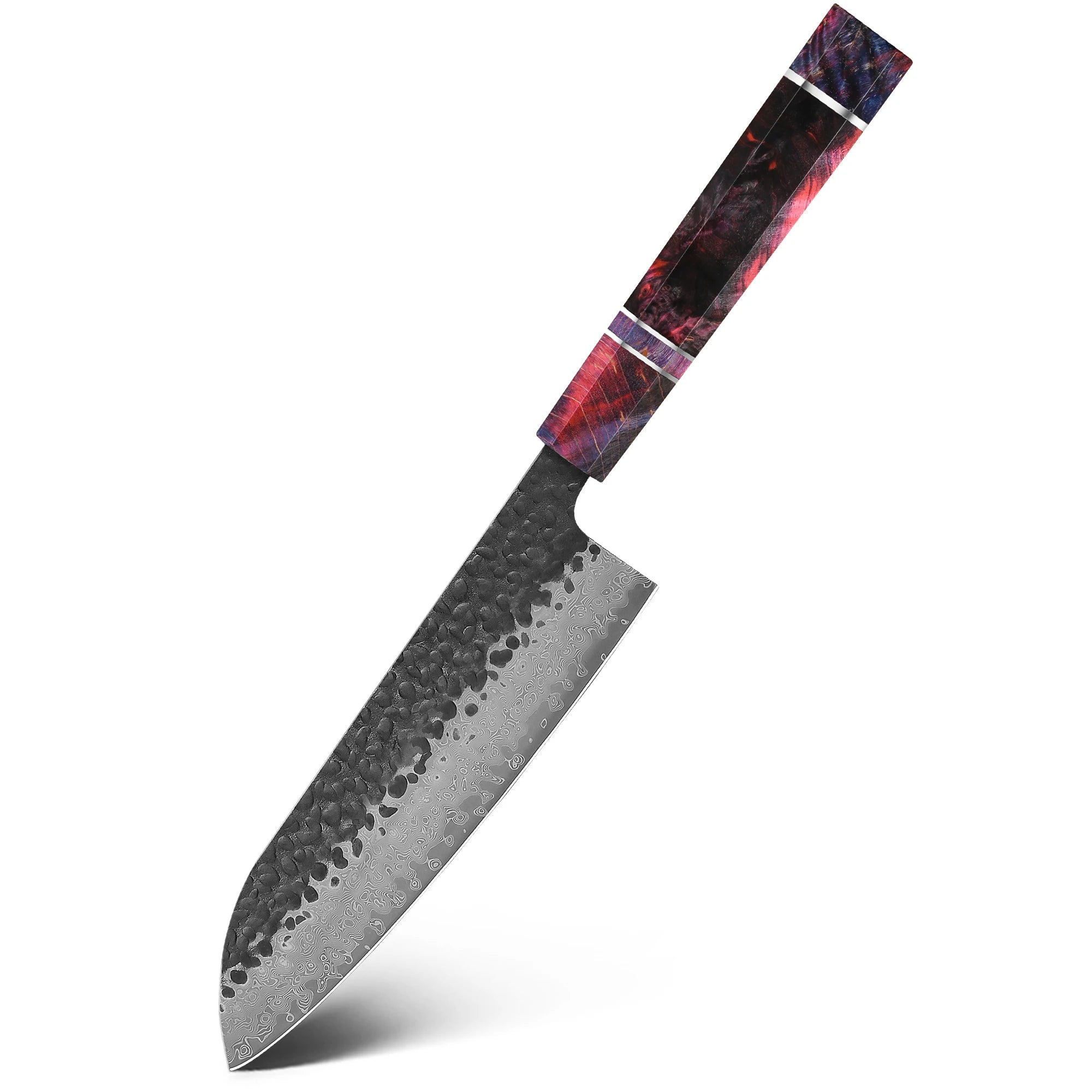 1-4 PCS Kitchen Knife set Damascus Steel Japanese chef Knife Santoku Knife Nakiri Knife kiritsuke knife Stable wood Handle