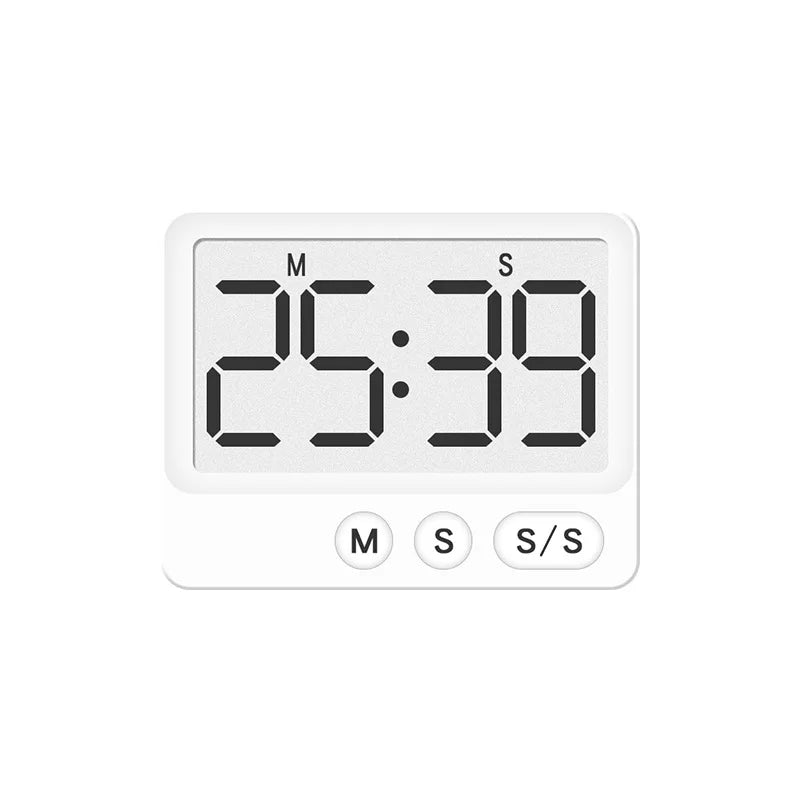 Kitchen Timer Digital Cooking Timer Magnetic Suction Countdown LCD Large Screen Digital Reminder Timer Study Countdown Timer