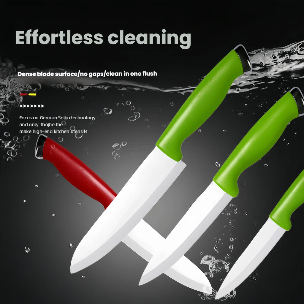 Kitchen Ceramic Knife Set Professional Chef Knife With Sheaths Super Sharp Rust Proof Stain Resistant Fish Kitchen Acceesories